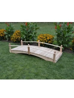 Acorn Garden Bridge Unfinished 4' X 8' 7 Acorn Garden Bridge Unfinished 4' X 8' -Charming Outdoors Shop 3 4 crop 8613404 01V 3