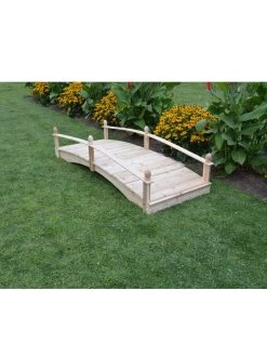 Acorn Garden Bridge Unfinished 4' X 12' -Charming Outdoors Shop 3 4 crop 8613404 02V 2