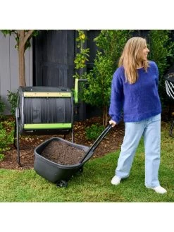 Maze 48 Gallon Compost Tumbler With Cart -Charming Outdoors Shop 3 4 crop 8613576 03V