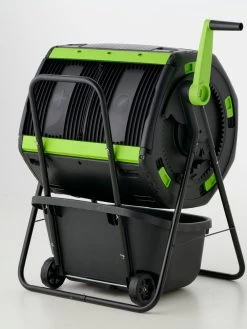 Maze 48 Gallon Compost Tumbler With Cart -Charming Outdoors Shop 3 4 crop 8613576 05V