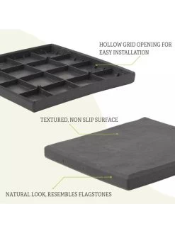 12" X 12" Stomp Stones™, Set Of 4 10 12" X 12" Stomp Stones™, Set Of 4 -Charming Outdoors Shop 8587319 4