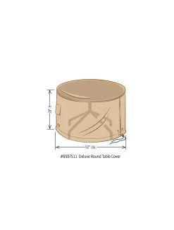 Deluxe Round Table Cover 11 Deluxe Round Table Cover -Charming Outdoors Shop 8587511 002e