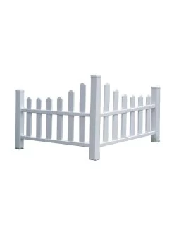 Country Corner Vinyl Picket Fence 5 Country Corner Vinyl Picket Fence -Charming Outdoors Shop 8593637 02v