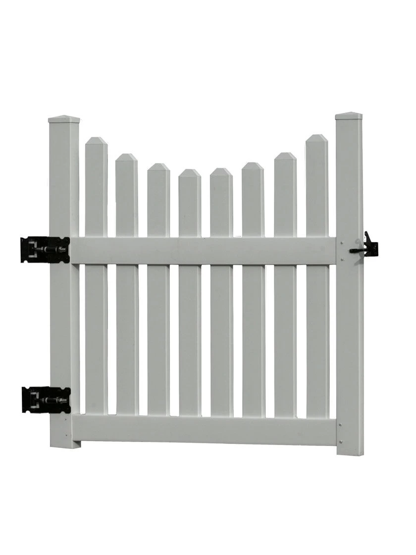 Cottage Vinyl Picket Gate 1 Cottage Vinyl Picket Gate