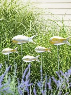 Fish Out Of Water Garden Stakes, Set Of 5 9 Fish Out Of Water Garden Stakes, Set Of 5 -Charming Outdoors Shop 8593672 9131 tif