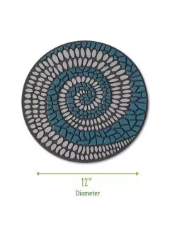 Swirl Stepping Stone 9 Swirl Stepping Stone -Charming Outdoors Shop 8598248 2