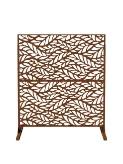 Veradek 2-Panel Privacy Screen Set, Flowleaf -Charming Outdoors Shop 8599212 13V tif