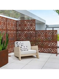 Veradek 2-Panel Privacy Screen Set, Star 17 Veradek 2-Panel Privacy Screen Set, Star -Charming Outdoors Shop 8599214 05v