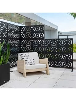Veradek 2-Panel Privacy Screen Set, Star 16 Veradek 2-Panel Privacy Screen Set, Star -Charming Outdoors Shop 8599214 09v