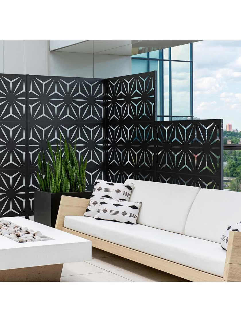 Veradek 2-Panel Privacy Screen Set, Star 7 Veradek 2-Panel Privacy Screen Set, Star - Image 7