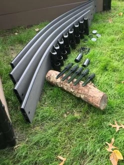 Curved Composite Landscape Edging Kit With 1" Boards 9 Curved Composite Landscape Edging Kit With 1" Boards -Charming Outdoors Shop 8599404 16V tif