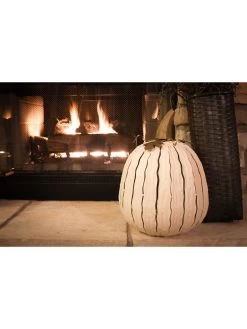 Desert Steel Pumpkin Luminary, Tall -Charming Outdoors Shop 8599559 06v