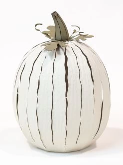 Desert Steel Pumpkin Luminary, Tall -Charming Outdoors Shop 8599559 11v