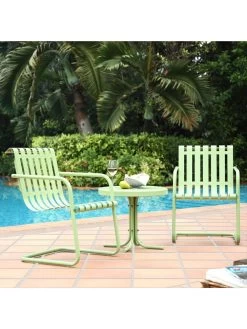 Crosley Gracie 3-Piece Metal Outdoor Seating Set