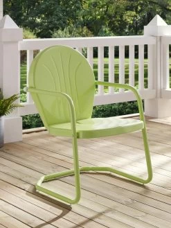 Crosley Griffith Metal Outdoor Chair -Charming Outdoors Shop 8599640 11V tif