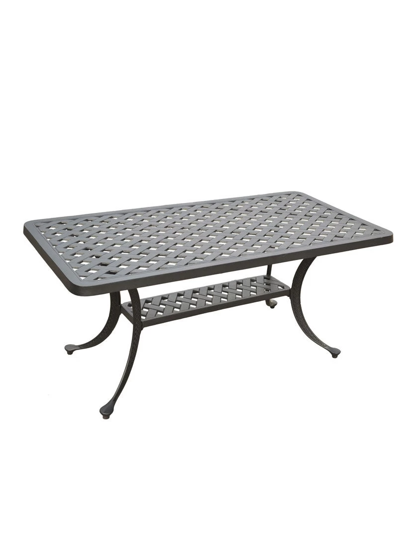 Crosley Sedona Cast Aluminum Rectangular Cocktail Table 1 Crosley Sedona Cast Aluminum Rectangular Cocktail Table