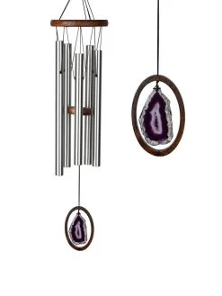Agate Chime™, Large -Charming Outdoors Shop 8599738 05v woodstock agate chime large purple