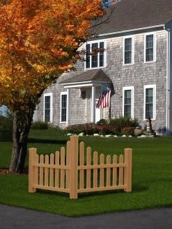 Country Corner Composite Picket Fence