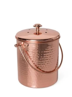 Hammered Copper Compost Pail 5 Hammered Copper Compost Pail -Charming Outdoors Shop 8600224 19320 tif