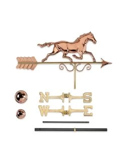 Galloping Horse Copper Weathervane -Charming Outdoors Shop 8600346 04v