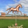 Galloping Horse Copper Weathervane
