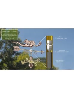 Little Mermaid Copper Weathervane -Charming Outdoors Shop 8600350 06v