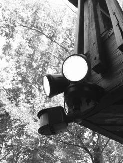 MAXSA®Solar Dual Head LED Motion Activated Light -Charming Outdoors Shop 8605650 01v