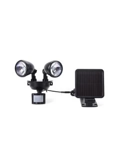 MAXSA®Solar Dual Head LED Motion Activated Light -Charming Outdoors Shop 8605650 02v