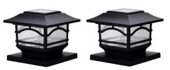 Solar Post Cap Railing Light 2-Pack -Charming Outdoors Shop 8608699 03V tif