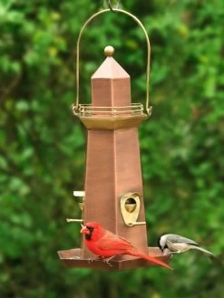 Lighthouse Bird Feeder -Charming Outdoors Shop 8609055 03v