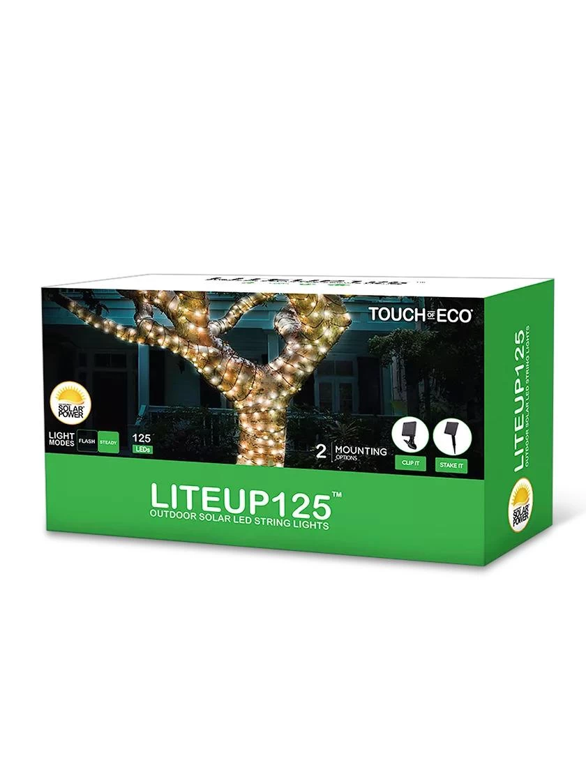 Solar LED String Lights, Lightup125™ 9 Solar LED String Lights, Lightup125™ - Image 9