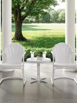 Crosley Tulip Chat Set