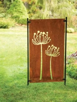 Queen Anne's Lace Corten Steel Screen 6 Queen Anne's Lace Corten Steel Screen -Charming Outdoors Shop 8609526 00526 tif