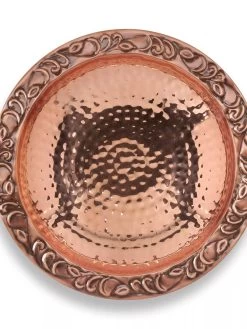 Copper Birdbath With Stake -Charming Outdoors Shop 8609876 02V jpg