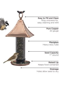 Palazzo Bird Feeder 5 Palazzo Bird Feeder -Charming Outdoors Shop 8609895 03v