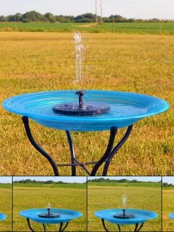 Floating Solar Bird Bath Bubbler -Charming Outdoors Shop 8609905 01V tif