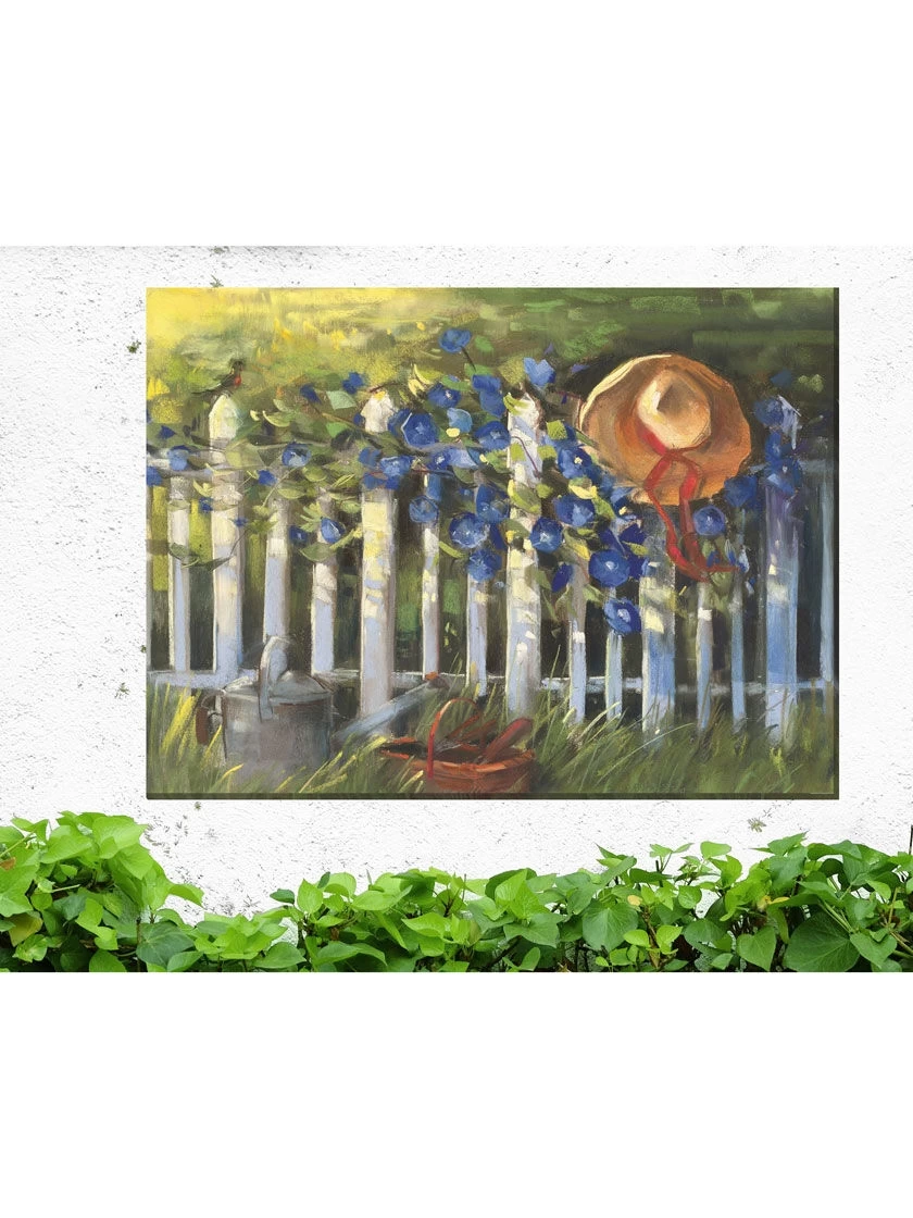 Farmhouse Fence Outdoor Wall Art 2 Farmhouse Fence Outdoor Wall Art - Image 2