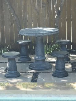 Round Patio Garden Table 8 Round Patio Garden Table -Charming Outdoors Shop 8610576 12v exaco trading endura clay stools set of 4 2