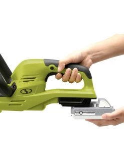 Sun Joe 24V-HT22-LTE 24-Volt ION+ Cordless Hedge Trimmer Kit | 22-Inch | W/ 2.0-Ah Battery And Charger -Charming Outdoors Shop 8610657 05v