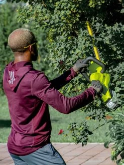 Sun Joe 24V-HT22-LTE 24-Volt ION+ Cordless Hedge Trimmer Kit | 22-Inch | W/ 2.0-Ah Battery And Charger -Charming Outdoors Shop 8610657 07v