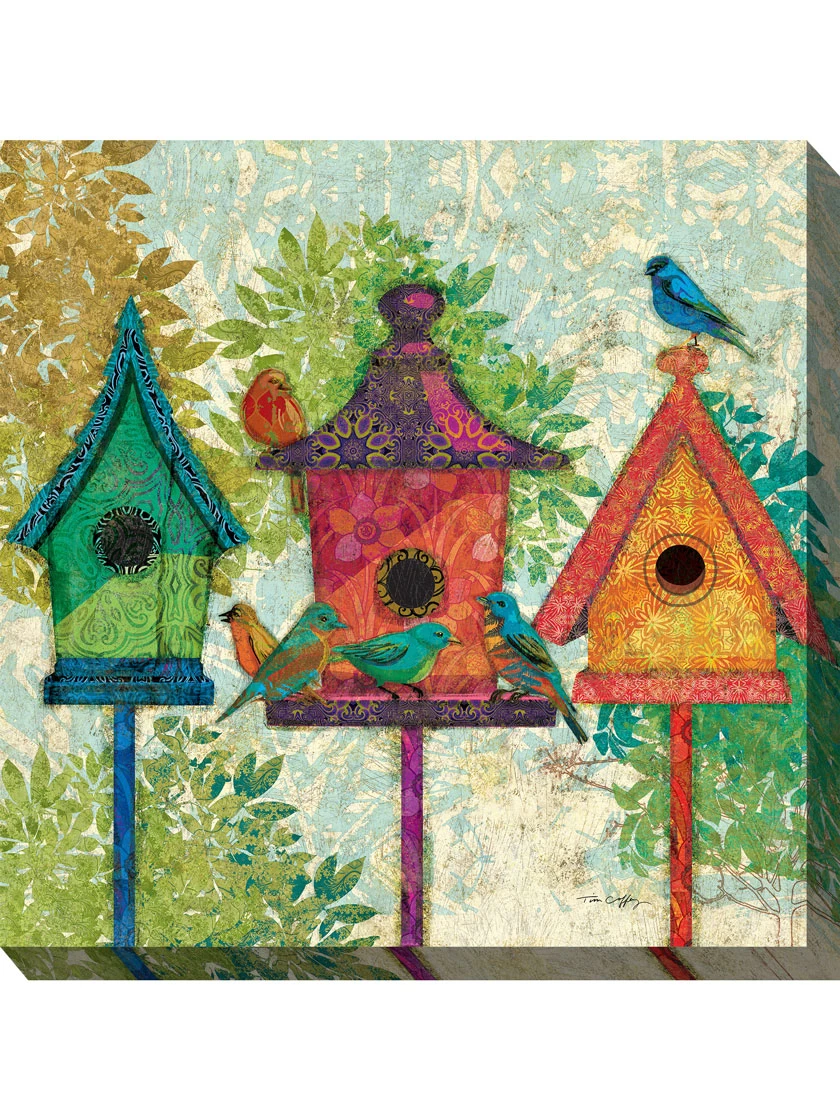 Three Neighbors Outdoor Wall Art 2 Three Neighbors Outdoor Wall Art - Image 2