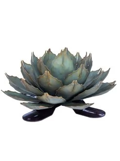 Desert Steel Artichoke Agave Sculpture -Charming Outdoors Shop 8610760 02v desert steel artichoke agave small