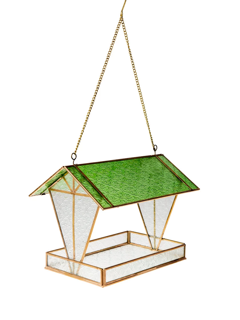 Glass Hut Bird Feeder 3 Glass Hut Bird Feeder - Image 3