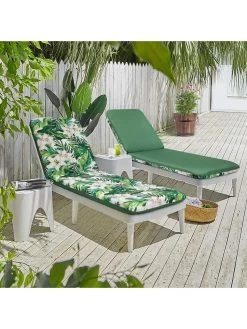 Outdoor Decor™ Chaise Lounge Cushions, 22" X 73" 12 Outdoor Decor™ Chaise Lounge Cushions, 22" X 73" -Charming Outdoors Shop 8611127 106v grli outdoor chaise lounge cushion 22x73 green lily