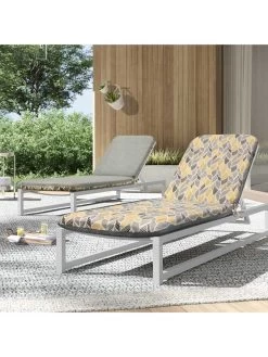 Outdoor Decor™ Chaise Lounge Cushions, 22" X 73" 13 Outdoor Decor™ Chaise Lounge Cushions, 22" X 73" -Charming Outdoors Shop 8611127 108v ctlv outdoor chaise lounge cushion 22x73 citrus leaves