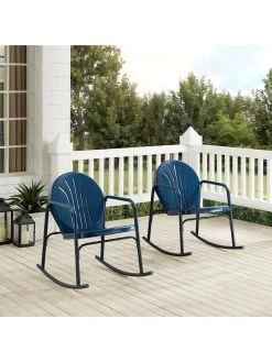 Crosley Griffith 2-piece Outdoor Rocking Chair Set -Charming Outdoors Shop 8611577 ny 01v