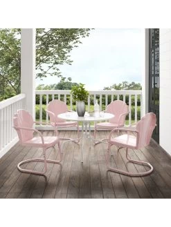 Crosley Tulip 5-piece Outdoor Dining Set -Charming Outdoors Shop 8611578 pi 15v