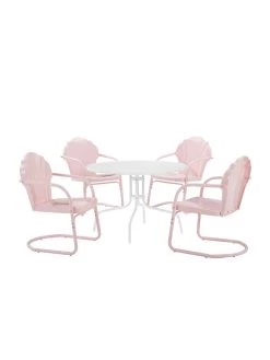 Crosley Tulip 5-piece Outdoor Dining Set -Charming Outdoors Shop 8611578 pi 16v