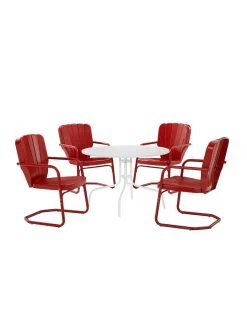 Crosley Ridgeland 5-piece Outdoor Dining Set -Charming Outdoors Shop 8611579 rd 15v