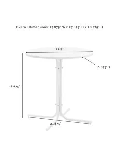 Crosley Tulip 3-piece Outdoor Bistro Set 31 Crosley Tulip 3-piece Outdoor Bistro Set -Charming Outdoors Shop 8611591 11v